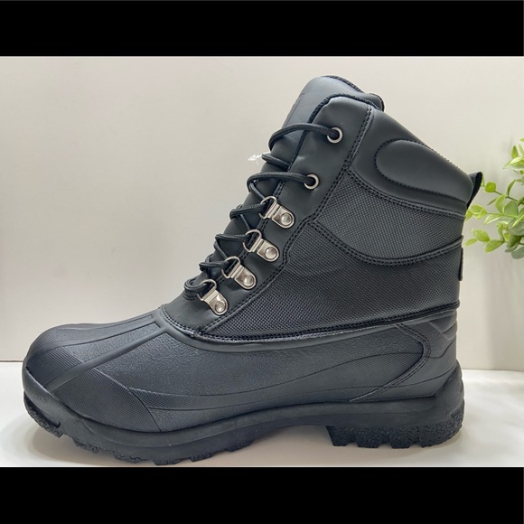 NEW Fila Weathertech Men's Extreme Waterproof Duck Boots Black 9.5-12 - Picture 7 of 9